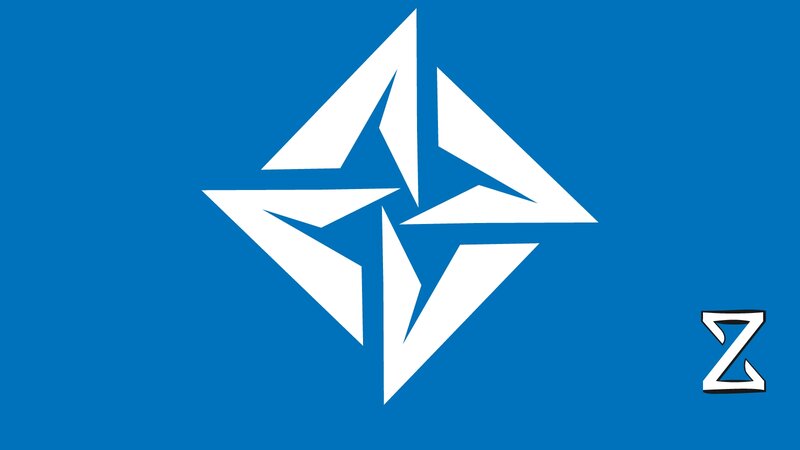 NATO Logo on Blue