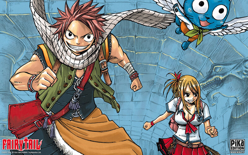 Natsu and Lucy in Fairy Tail