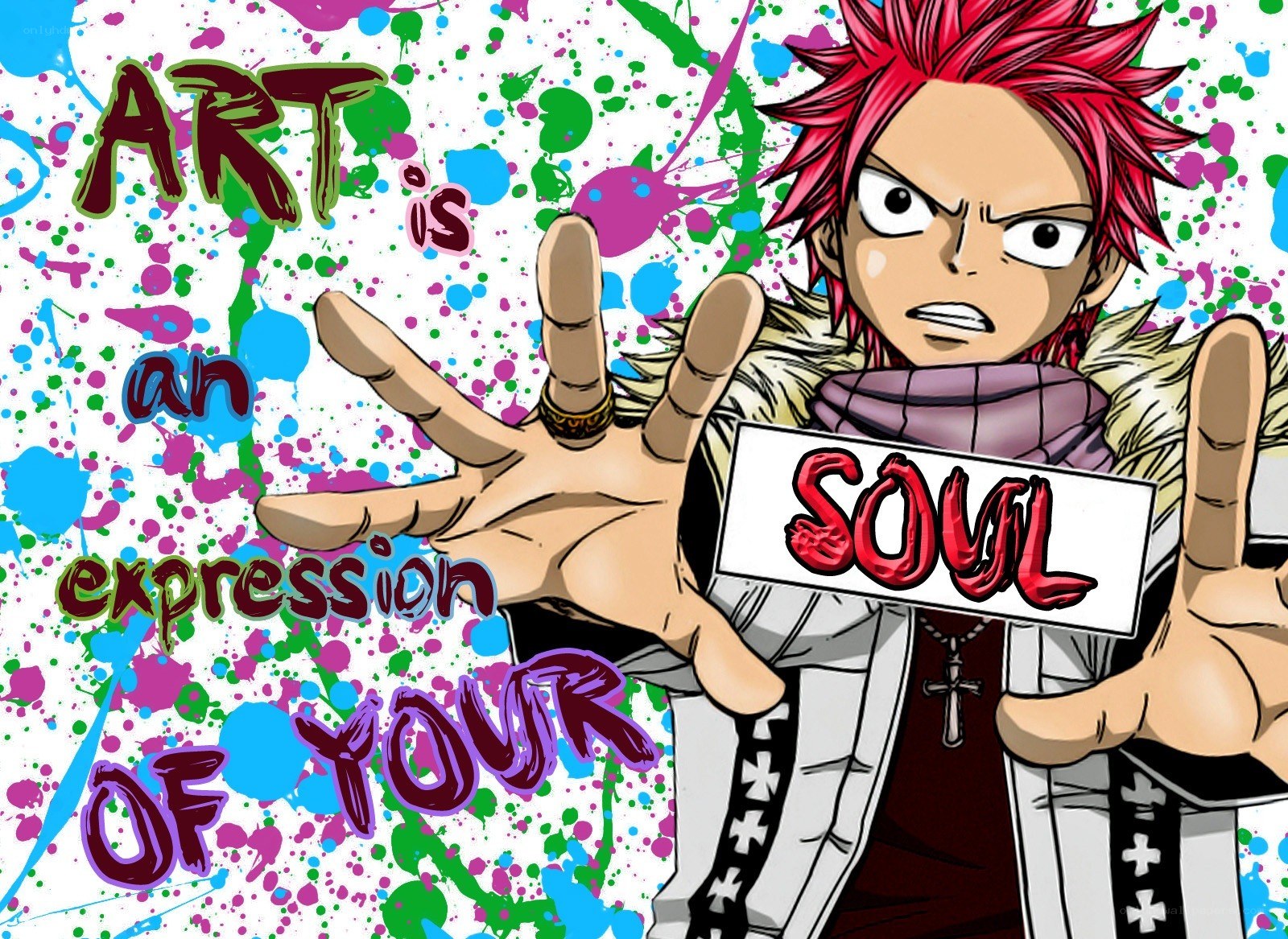 Natsu Dragneel art quote