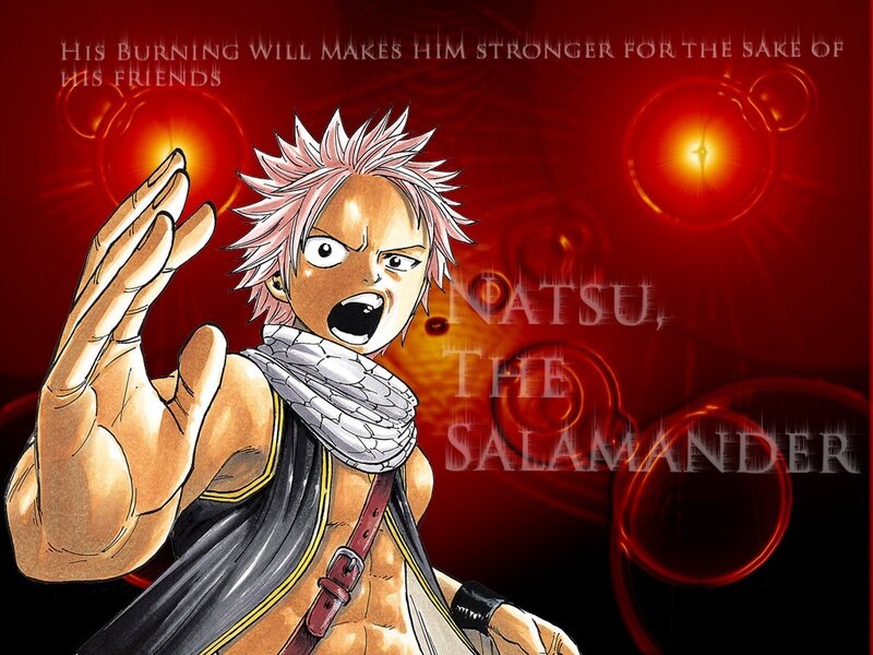 Natsu Dragneel in action