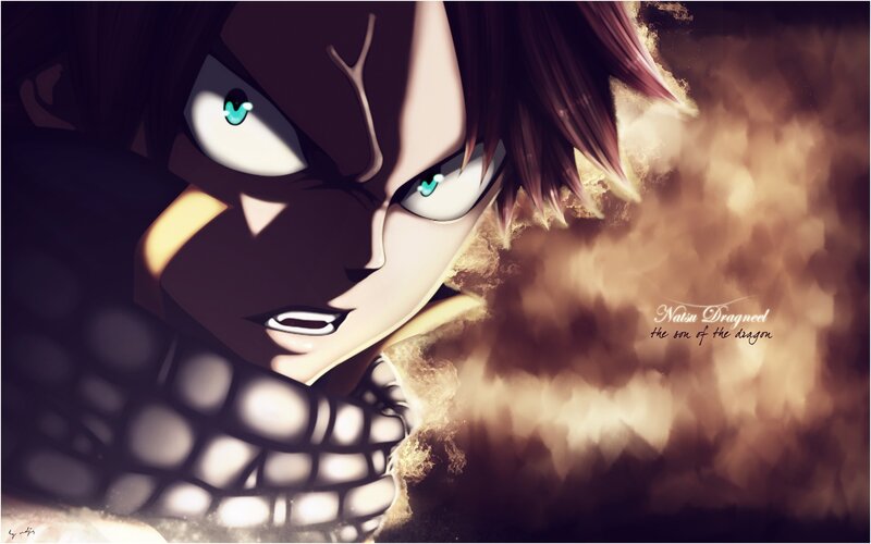 Natsu Dragneel in action