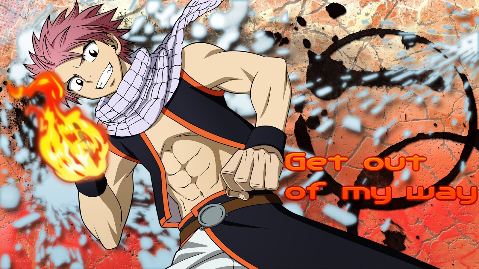 Natsu Dragneel in action