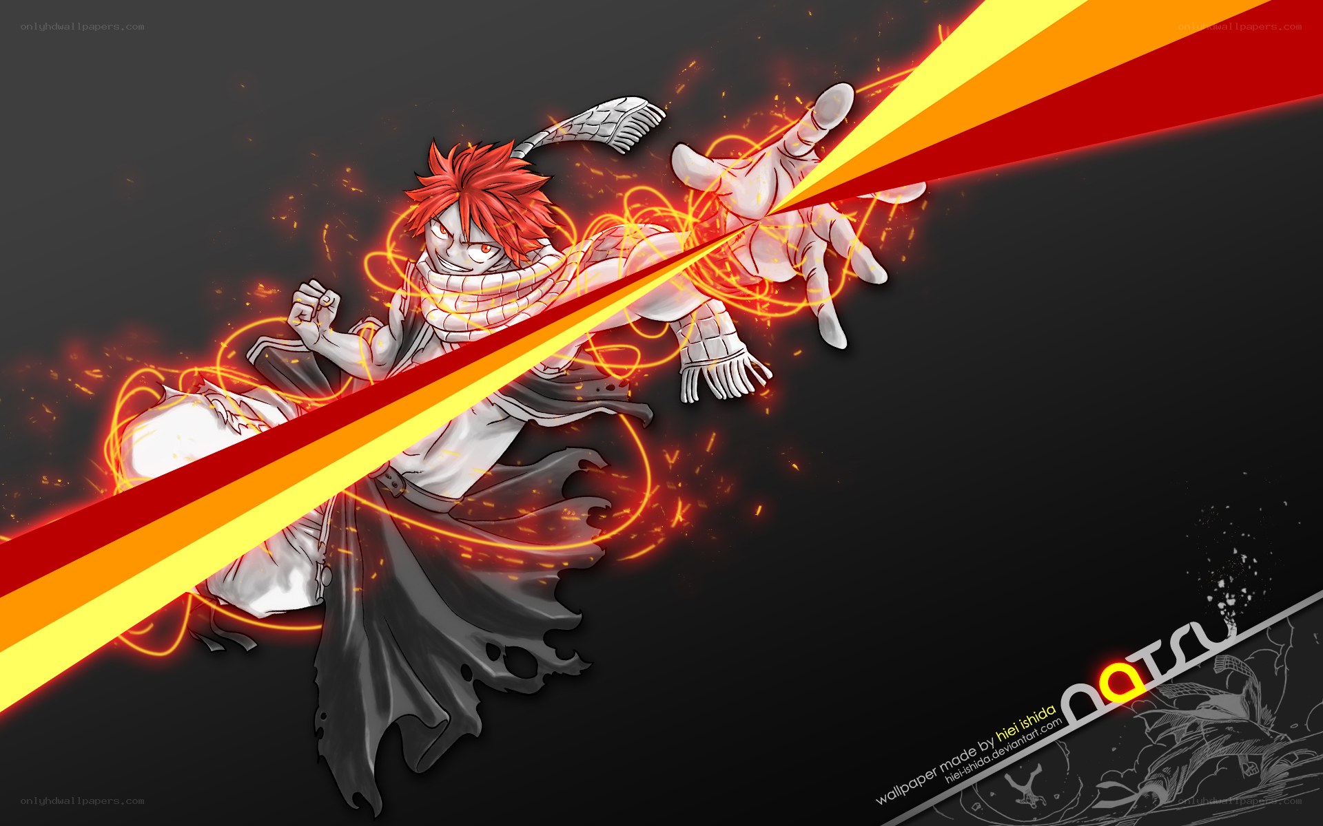 Natsu Dragneel in action