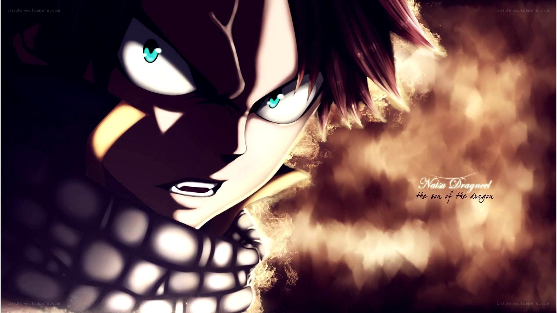 Natsu Dragneel intense close-up