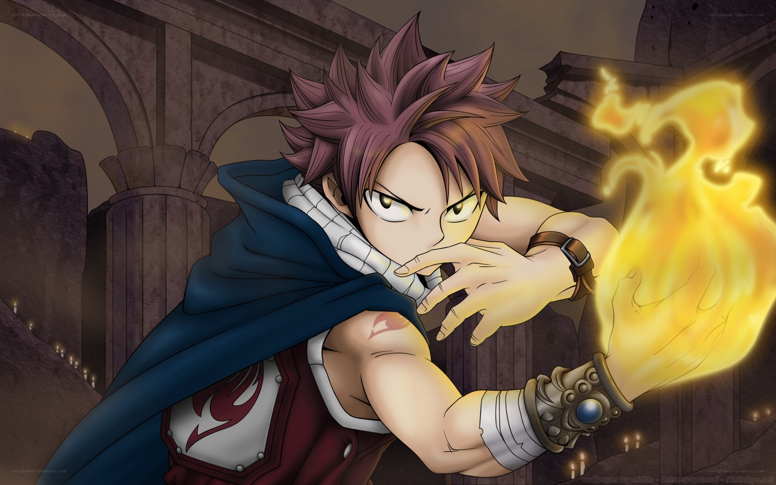 Natsu Dragneel with fire magic