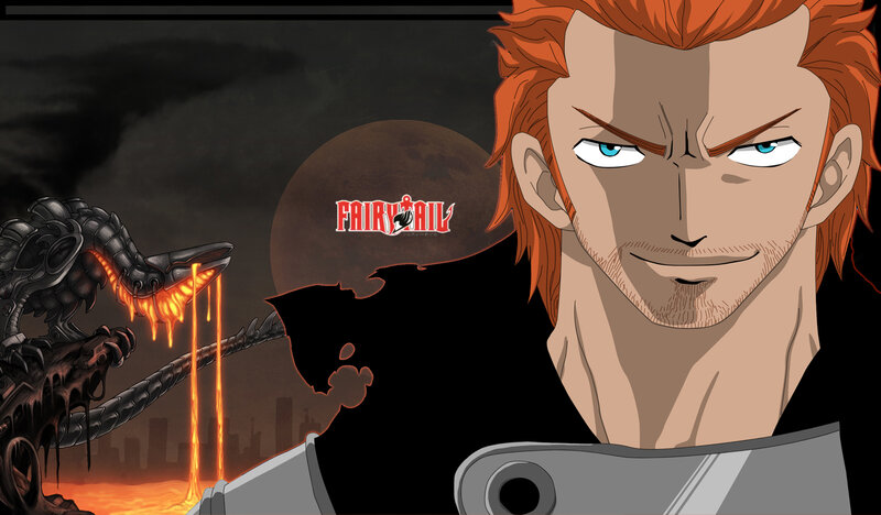 Natsu vs. Dragon in Fairy Tail