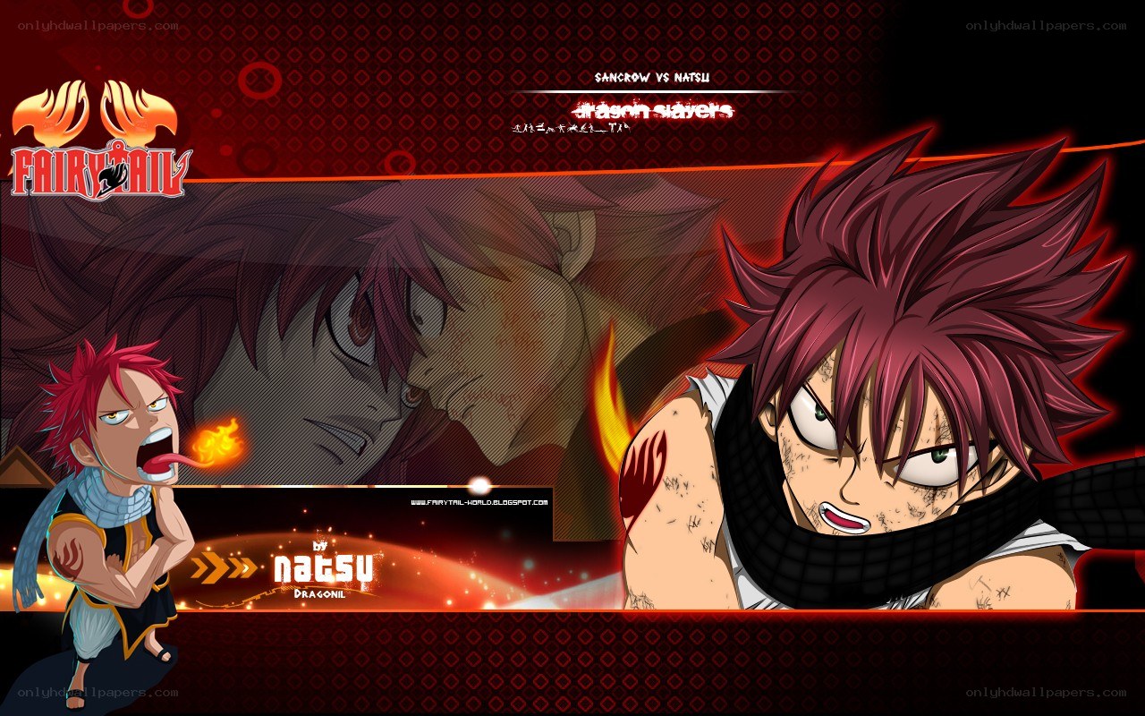 Natsu vs. Scorching Dragon