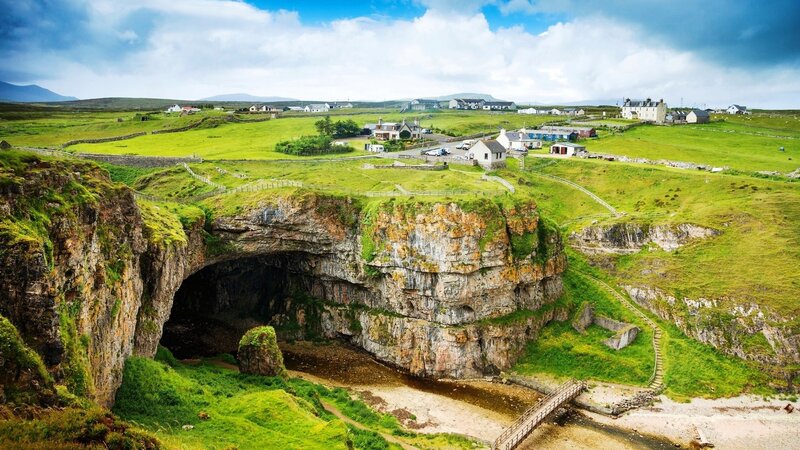 Natural Arch on Coast