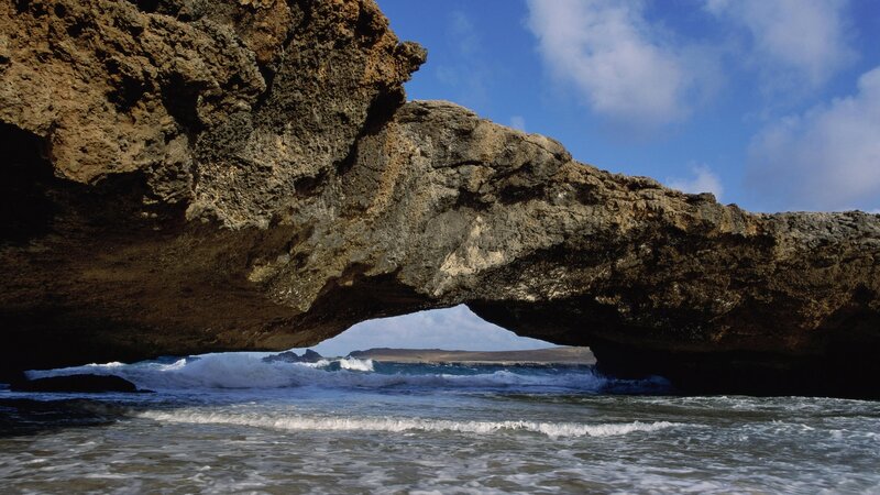 Natural Rock Arch — Blue, Dramatic, Afternoon