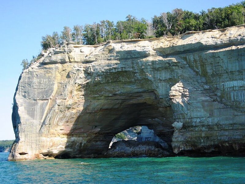 Natural Rock Arch — Blue, Serene, Afternoon