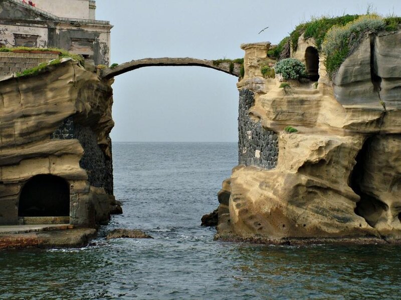 natural rock arch by the sea