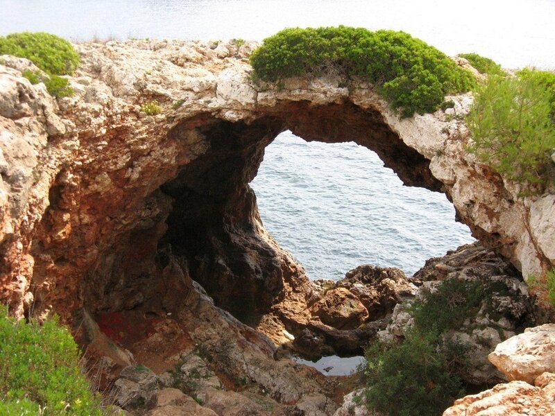 Natural Rock Arch — Green