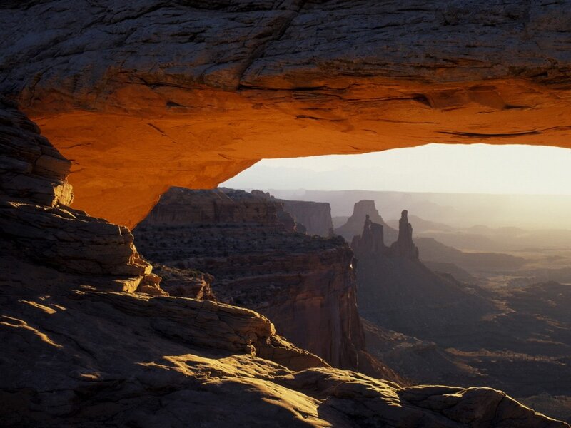 Natural Rock Arch — Orange, Serene