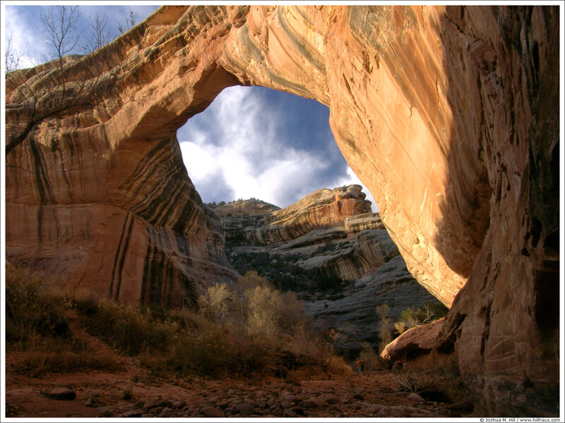 Natural Rock Arch — Orange