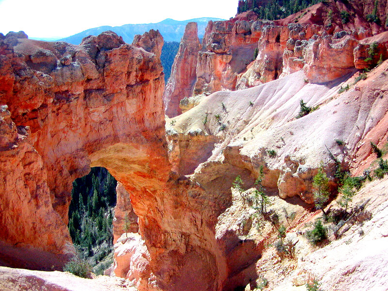 Natural Rock Arch — Red, Dramatic, Afternoon, Photograph