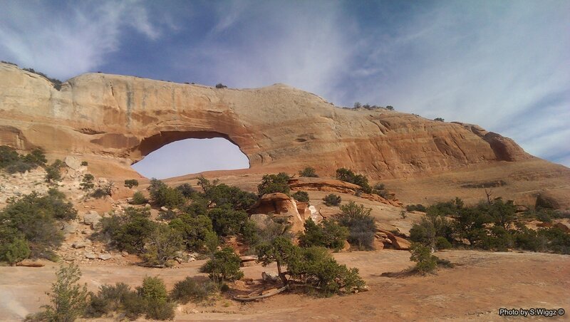 Natural Sandstone Arch — Brown, Serene, Afternoon