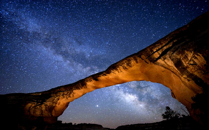 Natural Stone Arch — Blue, Serene