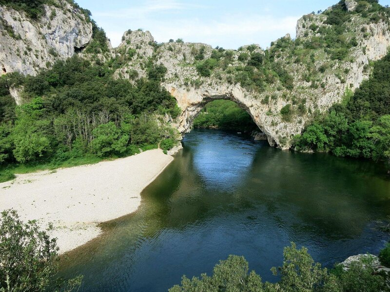 Natural Stone Arch Bridge