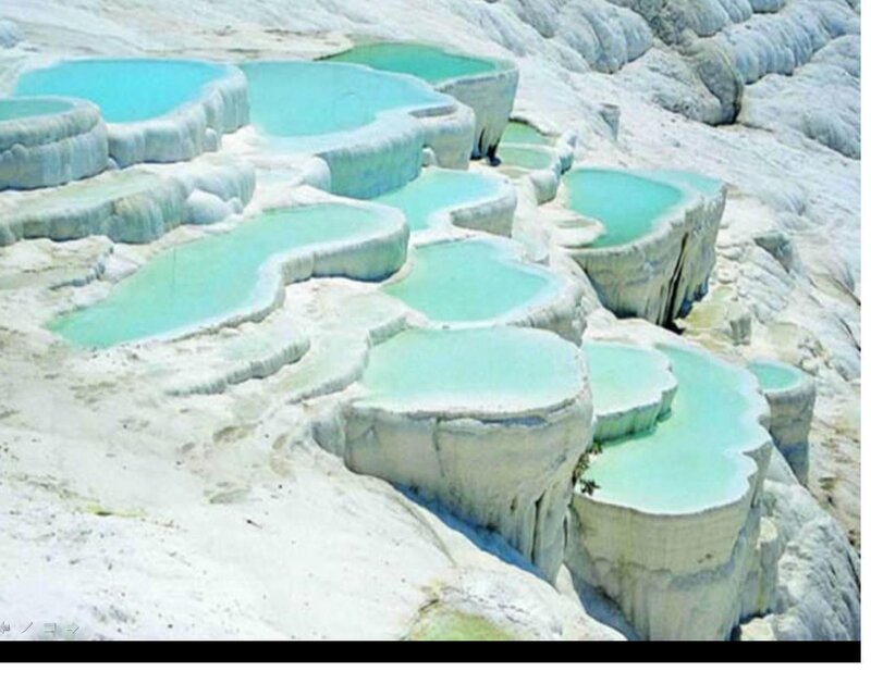 Natural Travertine Pools — White