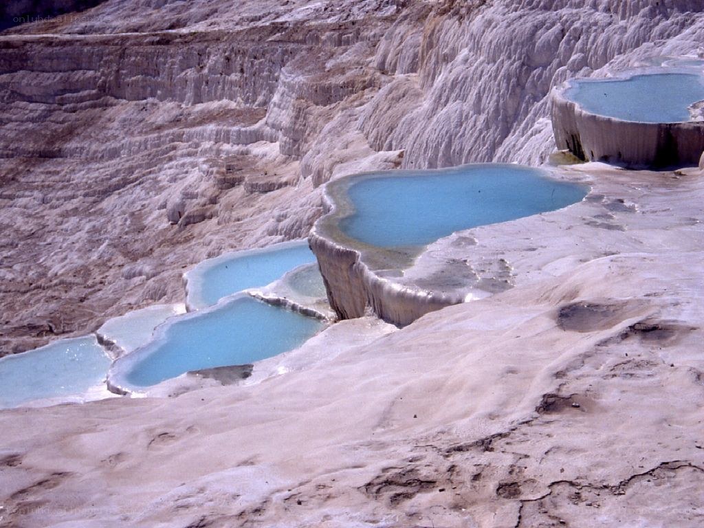 natural travertine pools