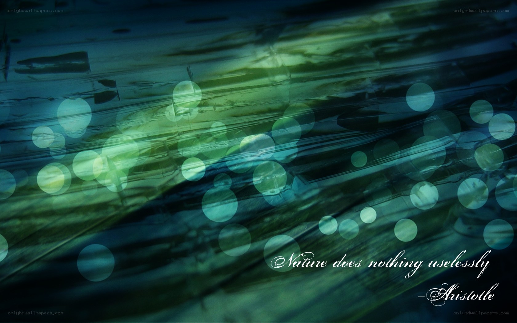 Nature quote abstract background