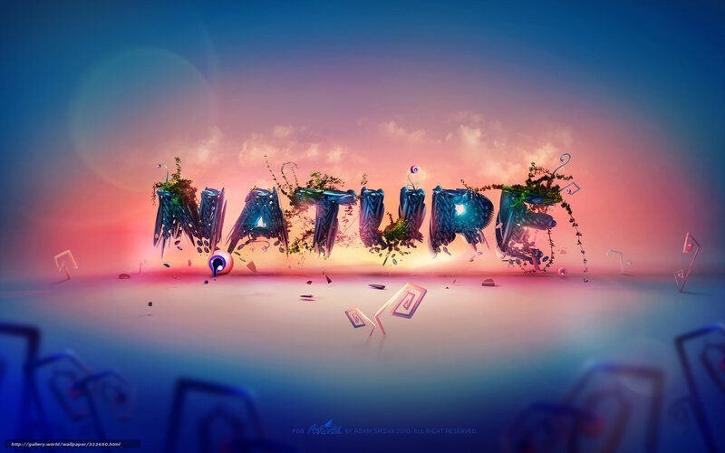 Nature text art