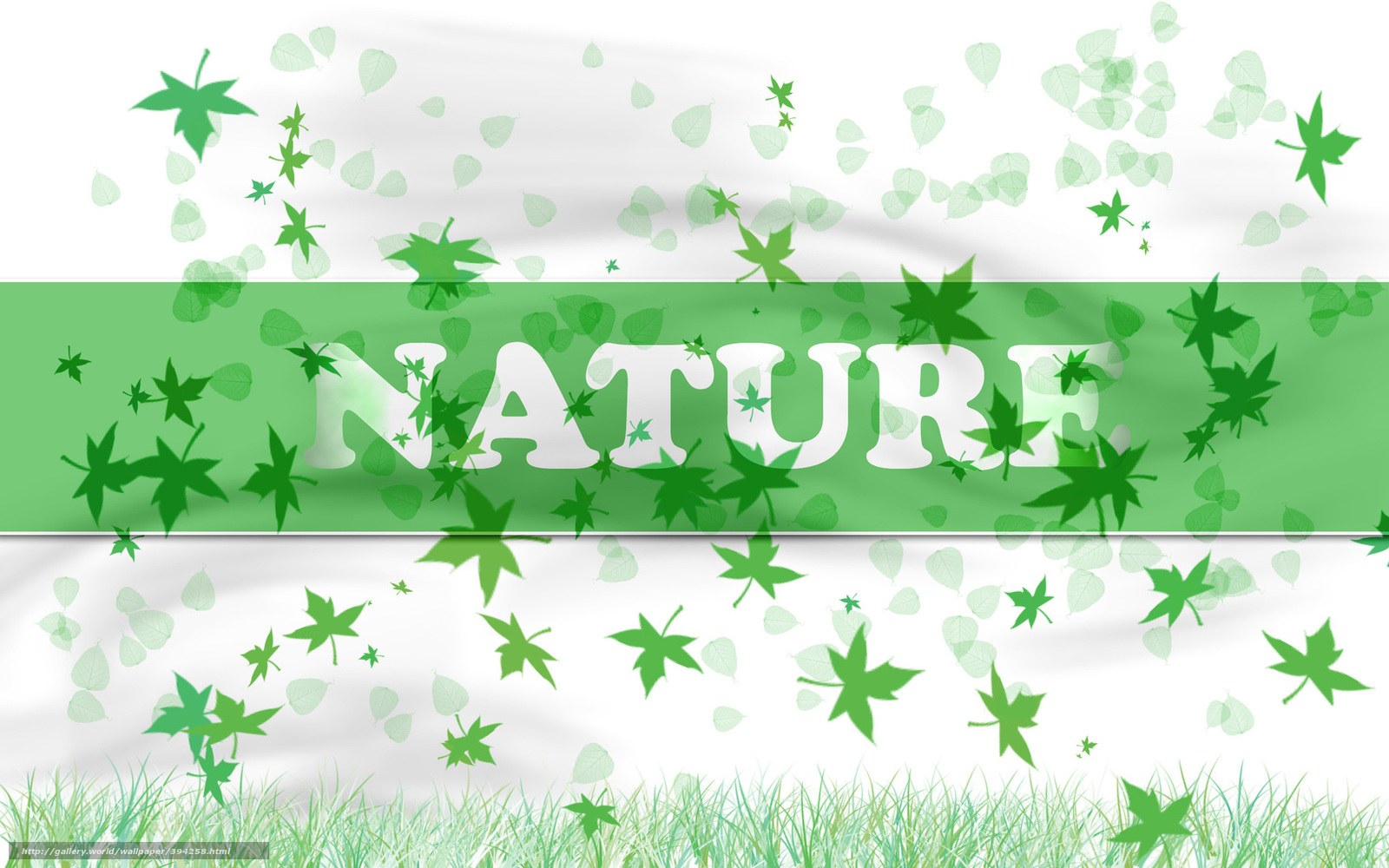 Nature with falling leaves