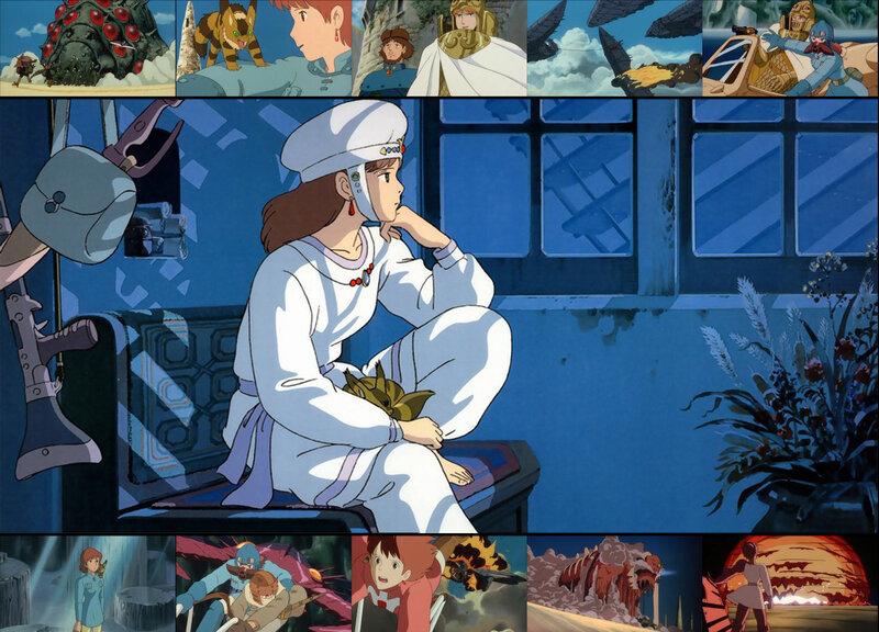 Nausicaä of the Valley of the Wind collage