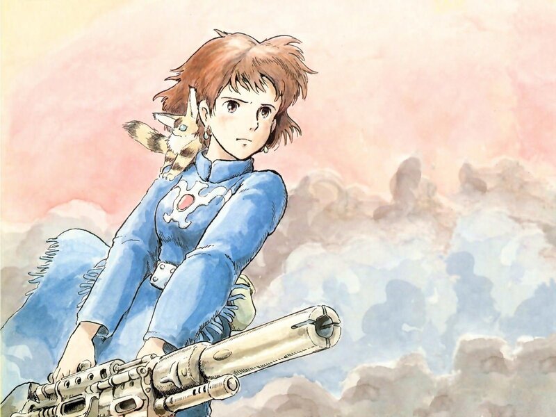Nausicaä with a small creature