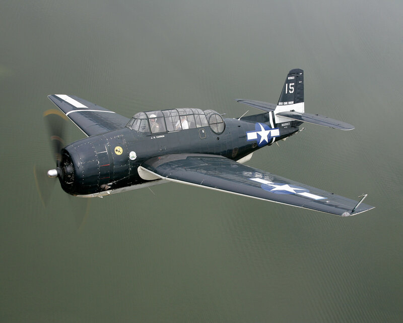 Naval Aircraft in Flight — Dark Blue