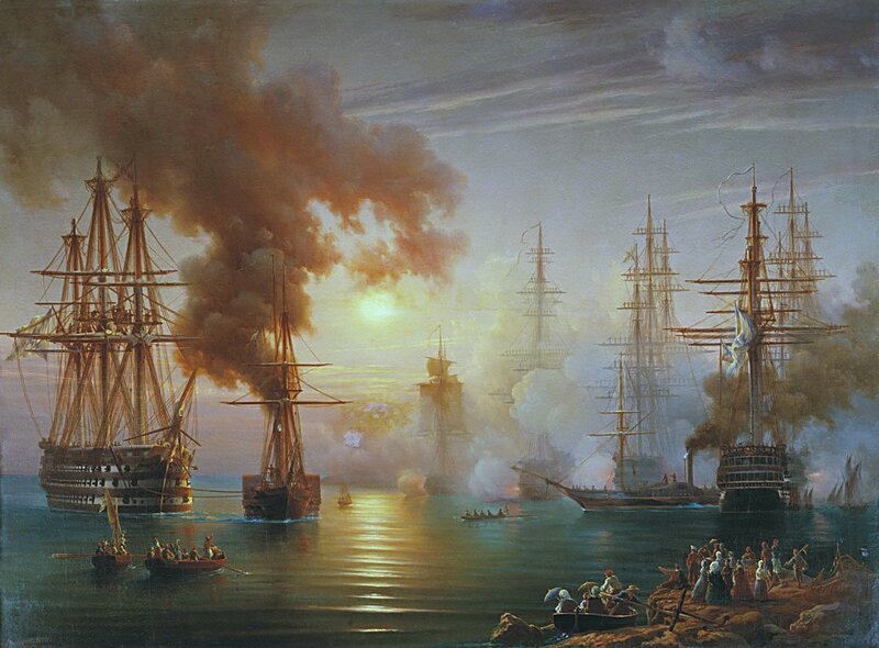 Naval Battle at Sea — Blue