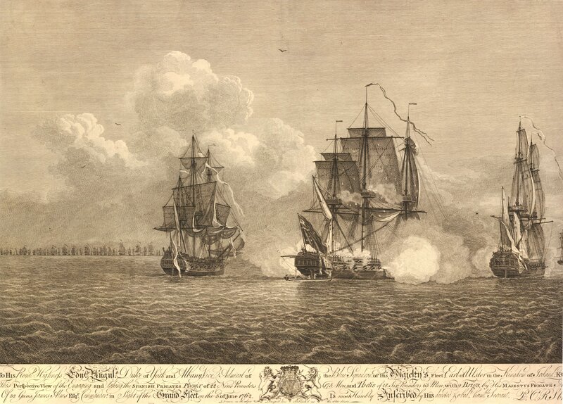 Naval Battle at Sea — Brown