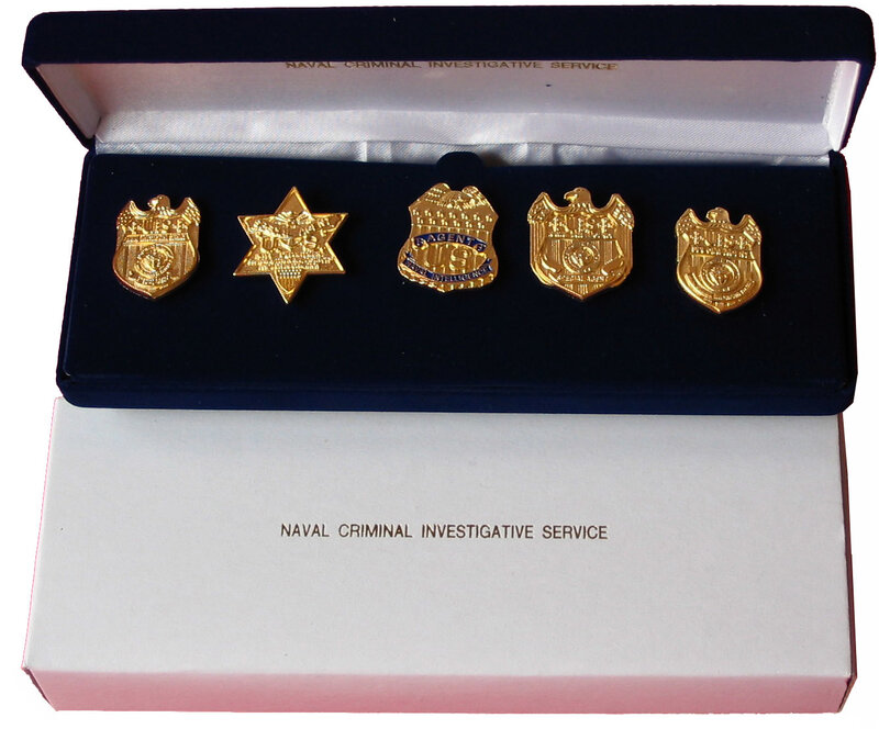 Naval Criminal Investigative Service badge set