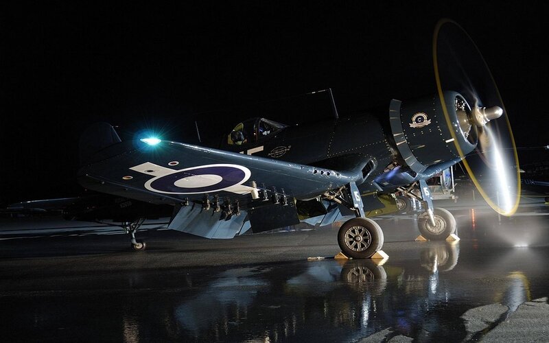Naval Fighter Plane — Black