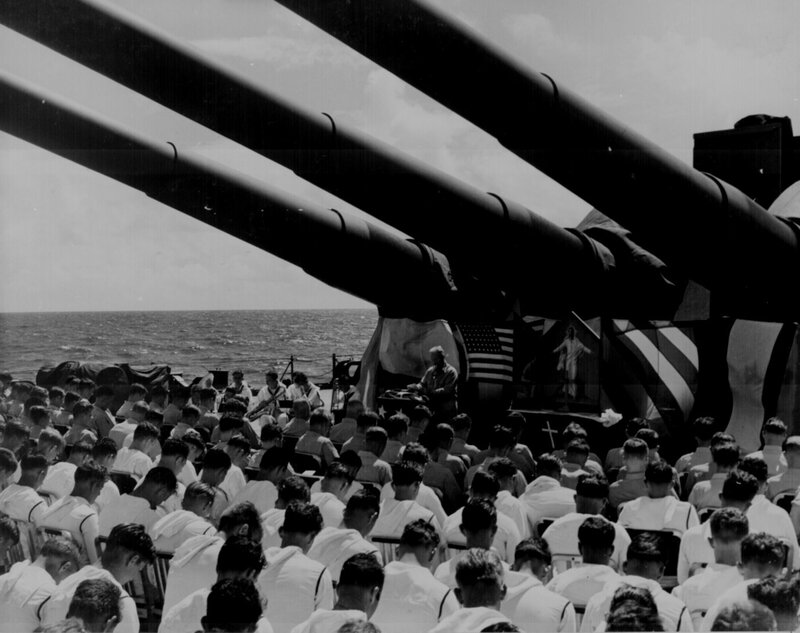 Naval service on a battleship