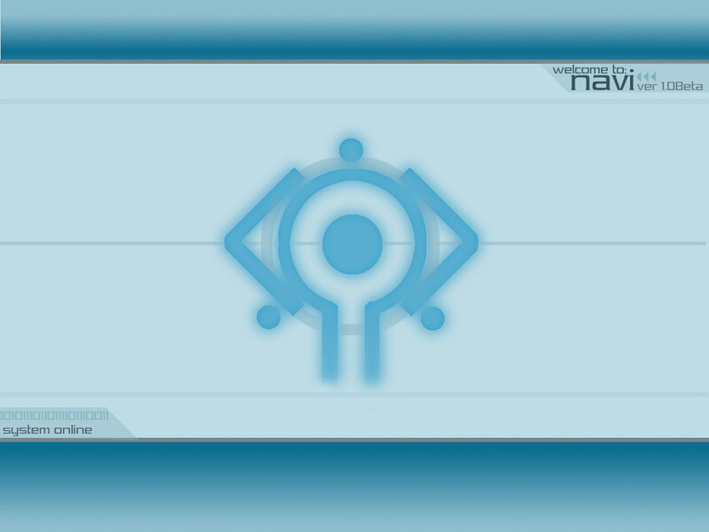 Navi system welcome screen