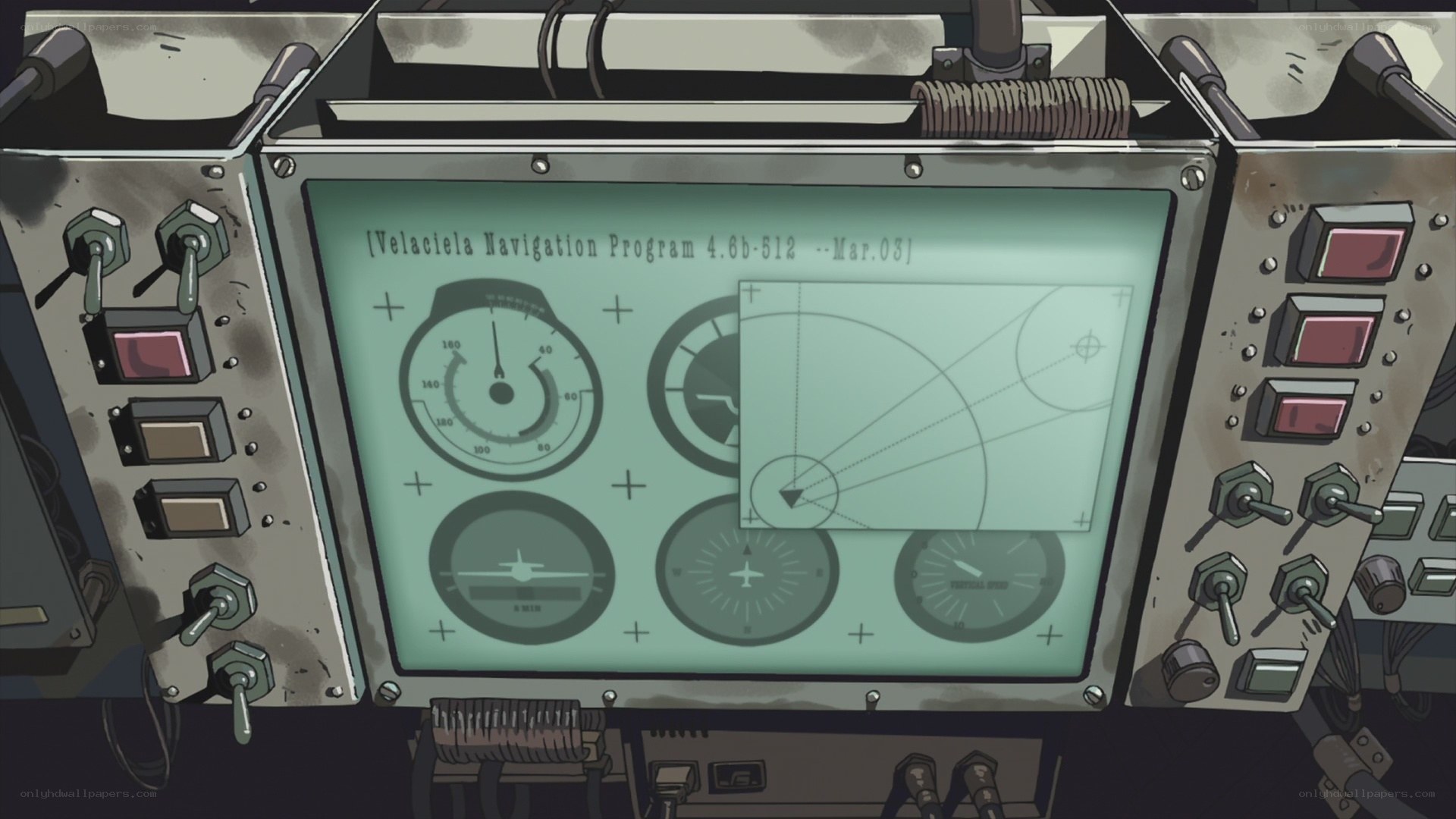 navigation console display