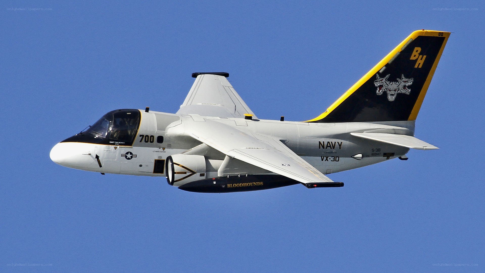 Navy aircraft in flight