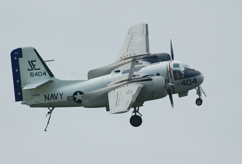 Navy aircraft in flight