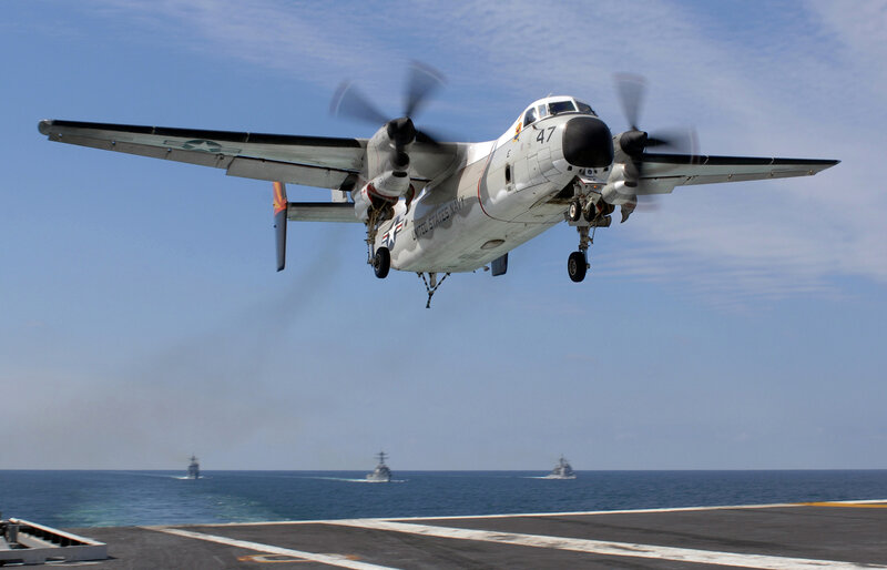 Navy Aircraft Taking Off