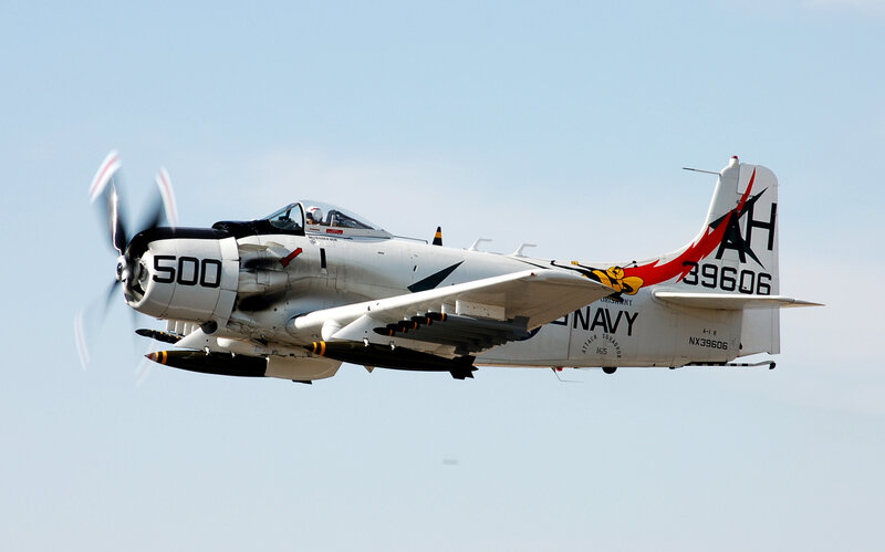 Navy Attack Aircraft — White