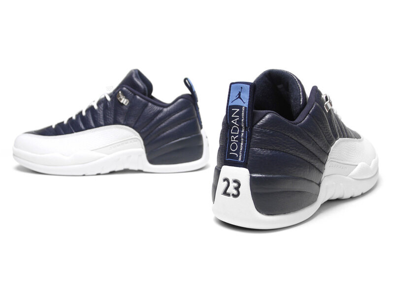 Navy Blue and White Sneakers