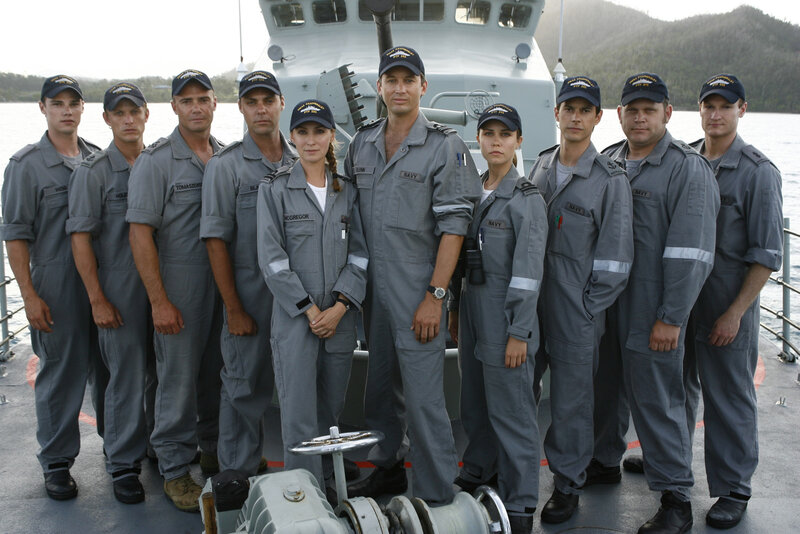 Navy Crew on Ship Deck