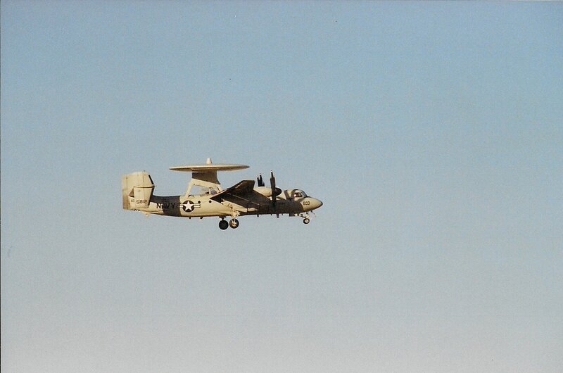 Navy E-2 Hawkeye Aircraft — Gray