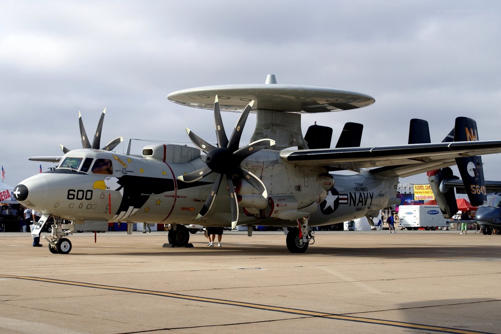 Navy E-2 Hawkeye aircraft