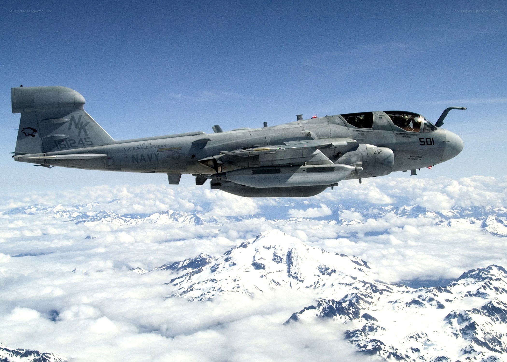 Navy EA-6B Prowler in flight