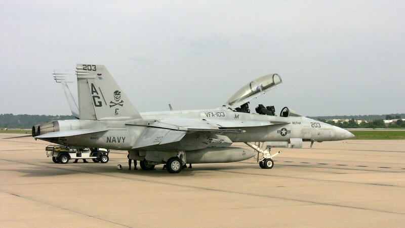 Navy Fighter Jet — Gray, Neutral, Afternoon