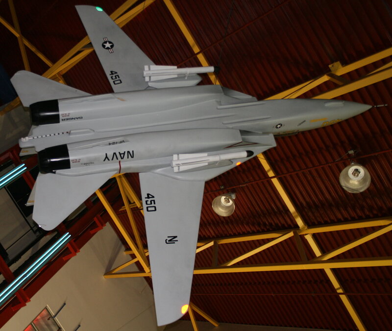 Navy Fighter Jet — Gray, Static