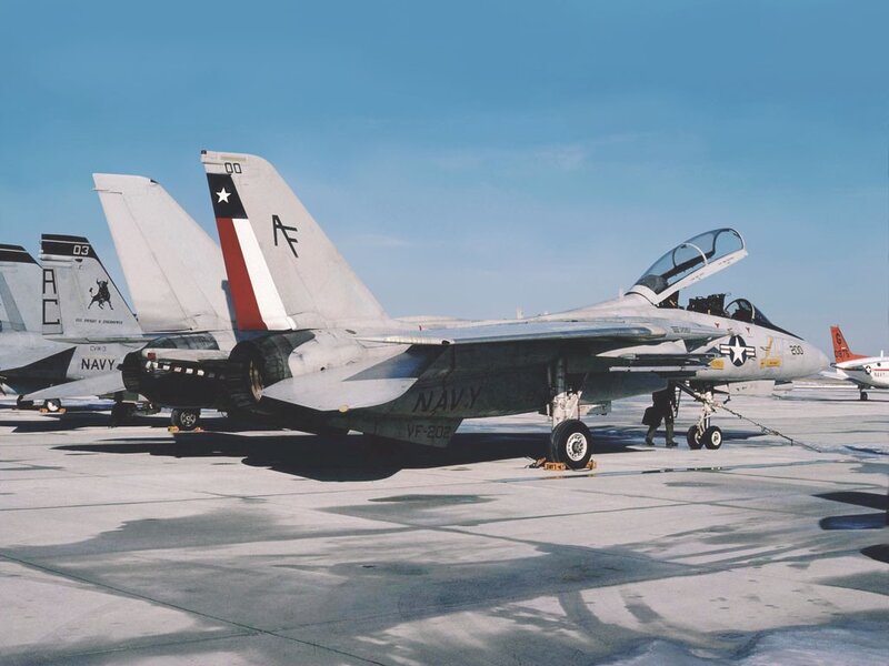 Navy fighter jets on tarmac