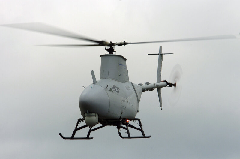 Navy helicopter in flight